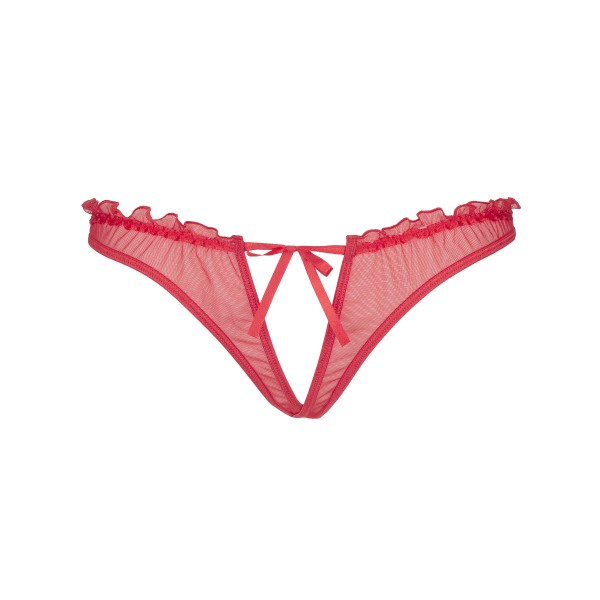 V-8748ps Plus Size String Rot - Axami