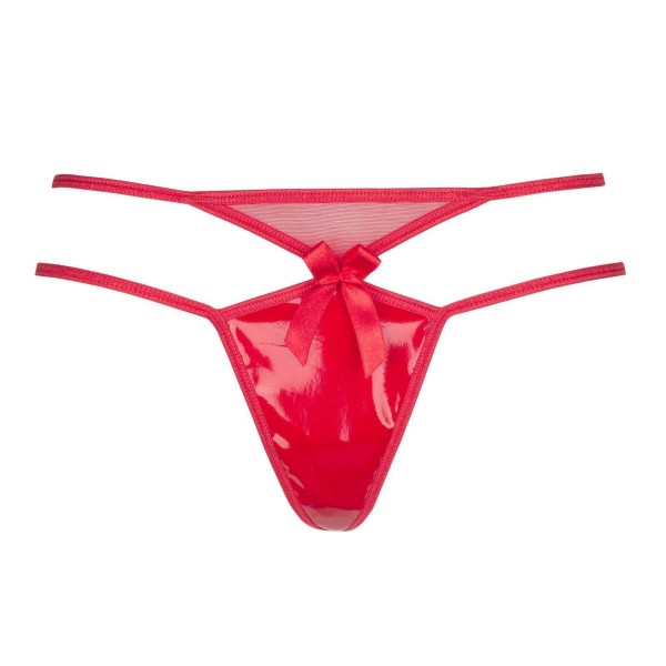 V-8728ps Plus Size String Rot - Axami